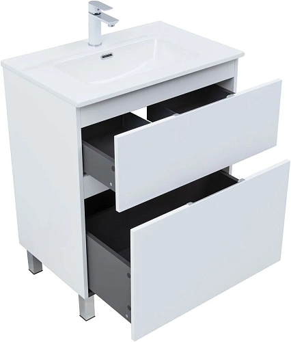 Тумба под раковину Aquanet Алвита New 70 00344133 напольная, белый матовый Тумба под раковину Aquanet Алвита New 70 00344133 напольная, белый матовый