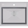 Кухонная мойка Paulmark STEPIA 60 PM115951-GRM , серый металлик, 590х510 Кухонная мойка Paulmark STEPIA 60 PM115951-GRM , серый металлик, 590х510