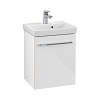 Картинка анонса товара «тумба под раковину villeroy &amp; boch avento a88701b4 (a887 01 b4) crystal white петли справа»
