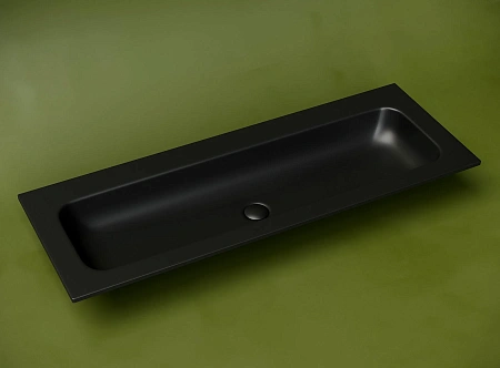Раковина Ceramica Nova Grace CN7016MBwx накладная, без отверстия под смеситель 1210x457x137 мм, черный матовый Раковина Ceramica Nova Grace CN7016MBwx накладная, без отверстия под смеситель 1210x457x137 мм, черный матовый