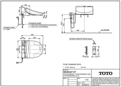 Унитаз SMART Toto МН CW162Y безободковый, Крышка-сиденье с функцией биде TCF4732G Унитаз SMART Toto МН CW162Y безободковый, Крышка-сиденье с функцией биде TCF4732G