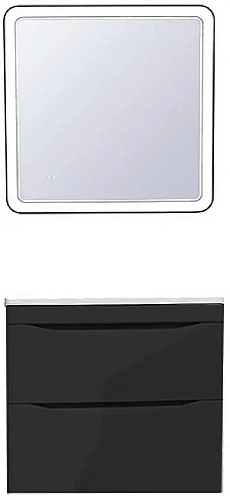 Тумба под раковину Style Line Бергамо мини 70люкс PLUS черный СС-00002321 Тумба под раковину Style Line Бергамо мини 70люкс PLUS черный СС-00002321