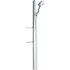 Картинка анонса товара «душевой гарнитур hansgrohe raindance select s 120 3jet со штангой 150 см и мыльницей 27646000, хром»