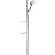 Душевой гарнитур Hansgrohe Raindance Select S 120 3jet со штангой 150 см и мыльницей 27646000, хром Душевой гарнитур Hansgrohe Raindance Select S 120 3jet со штангой 150 см и мыльницей 27646000, хром