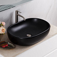 Детальная картинка товара «раковина belbagno bb1084-h301 600x420x140 черная матовая»