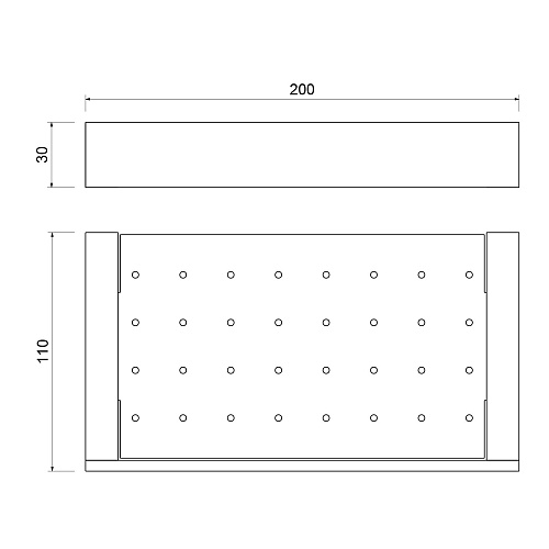 Полка Timo Petruma 15222/03 черный Полка Timo Petruma 15222/03 черный