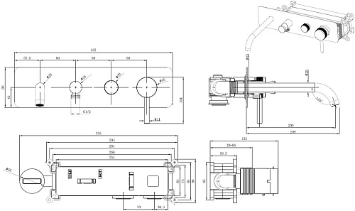 Смеситель для ванны Allen Brau Priority 5.31A06-BN (с внутренней частью) никель Смеситель для ванны Allen Brau Priority 5.31A06-BN (с внутренней частью) никель