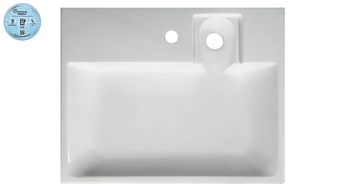 Раковина Marmo Bagno Дельта 60х50 MB-DL60-50 над стиральной машиной Раковина Marmo Bagno Дельта 60х50 MB-DL60-50 над стиральной машиной