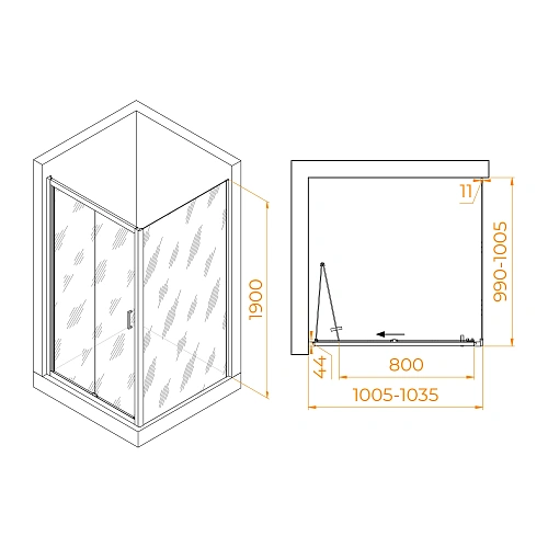 Душевой уголок RGW PA-132 (PA-21+Z-050-5) 1000x1000 мм 060813200-11 хром Easy Clean Душевой уголок RGW PA-132 (PA-21+Z-050-5) 1000x1000 мм 060813200-11 хром Easy Clean