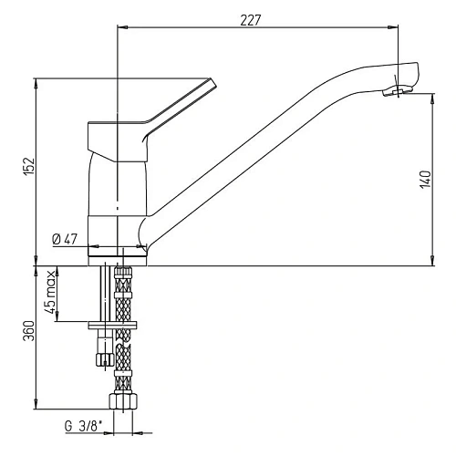 Смеситель для раковины Paini Duomo 88CR501 настенный Смеситель для раковины Paini Duomo 88CR501 настенный