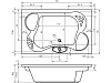 Картинка анонса товара «акриловая ванна riho thermae line claudia 190 х 120 см bz4200500000000 гидромассажная»