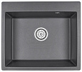 Кухонная мойка Granula 6001, ГРАФИТ (ЧЁРНО-СЕРЫЙ), кварц 600х520 Кухонная мойка Granula 6001, ГРАФИТ (ЧЁРНО-СЕРЫЙ), кварц 600х520