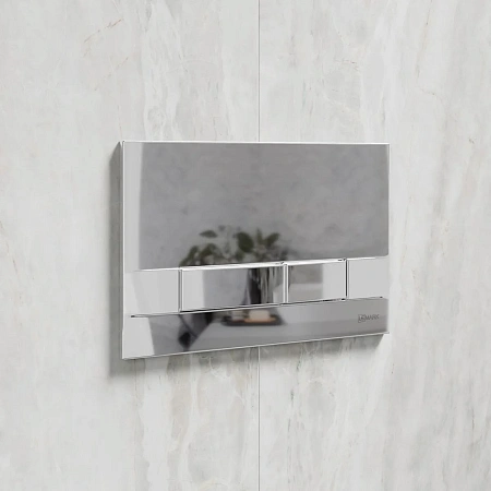 Клавиша смыва Lemark BIT механическая, хром глянец 9801005 Клавиша смыва Lemark BIT механическая, хром глянец 9801005