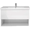 Тумба под раковину DREJA PERFECTO, 70 см, подвесная, 1 ящик, push-to-open, белый глянец 99.0807 Тумба под раковину DREJA PERFECTO, 70 см, подвесная, 1 ящик, push-to-open, белый глянец 99.0807