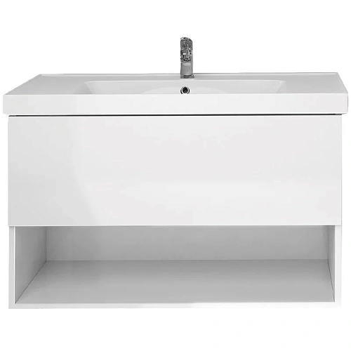 Тумба под раковину DREJA PERFECTO, 70 см, подвесная, 1 ящик, push-to-open, белый глянец 99.0807 Тумба под раковину DREJA PERFECTO, 70 см, подвесная, 1 ящик, push-to-open, белый глянец 99.0807