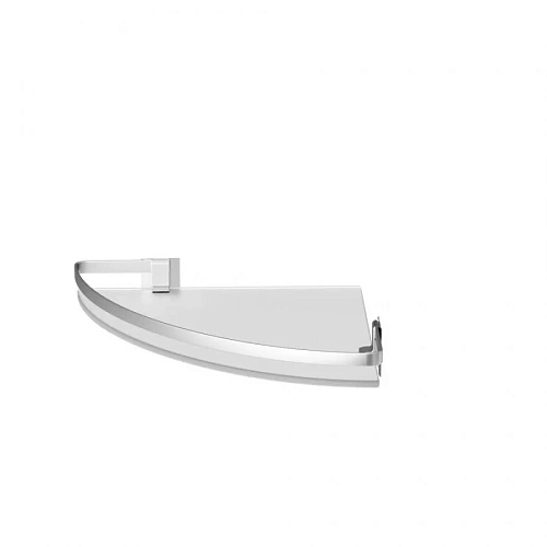 Полка AM.PM Sense L A7456100 угловая, стеклянная, алюминий Полка AM.PM Sense L A7456100 угловая, стеклянная, алюминий