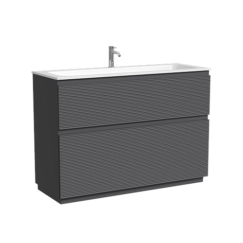 Тумба под раковину SANCOS Folk Floor FL120FGS 1190х445х850 Grey soft, напольная Тумба под раковину SANCOS Folk Floor FL120FGS 1190х445х850 Grey soft, напольная