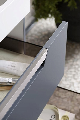 Тумба под раковину Aqwella Cube 70 CUB0107GR подвесная, серая матовая Тумба под раковину Aqwella Cube 70 CUB0107GR подвесная, серая матовая