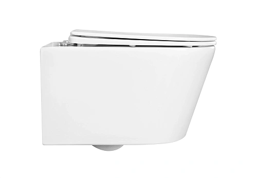 Унитаз подвесной Aquatek ОБЕРОН AQ1363W-00 533x360x344 безободковый тонкое сиденье Soft Close Унитаз подвесной Aquatek ОБЕРОН AQ1363W-00 533x360x344 безободковый тонкое сиденье Soft Close