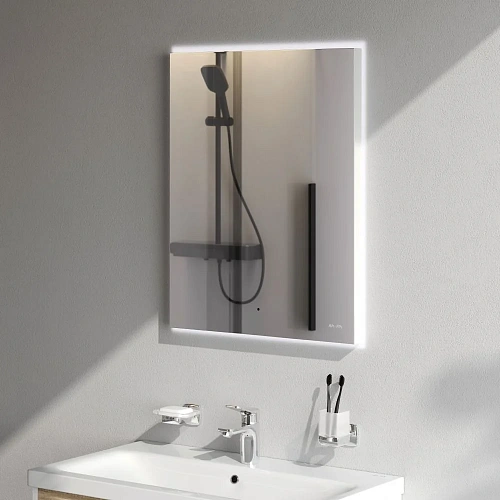 Зеркало AM.PM X-Joy M85MOX10551S с LED-подсветкой, сенсорром, 55 см Зеркало AM.PM X-Joy M85MOX10551S с LED-подсветкой, сенсорром, 55 см