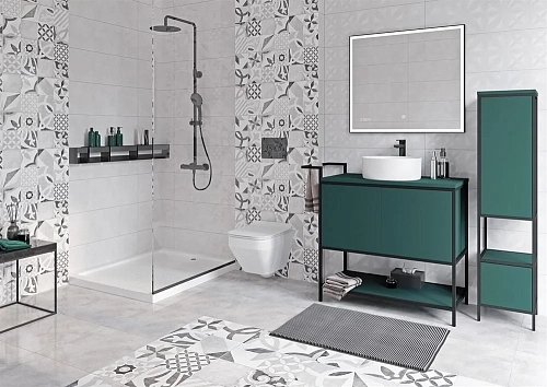 Душевая система Cersanit BRASKO BLACK с термостатом 63112 Душевая система Cersanit BRASKO BLACK с термостатом 63112