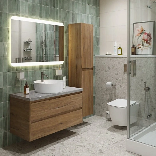 Тумба со столешницей и раковиной BelBagno KRAFT 80 kraft80rt-kepmgl-1306-set подвесная KRAFT80RT-KEPMGL-1306-SET Тумба со столешницей и раковиной BelBagno KRAFT 80 kraft80rt-kepmgl-1306-set подвесная KRAFT80RT-KEPMGL-1306-SET