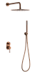Душевая система Boheme Uno 464-BRB Brushed Bronze