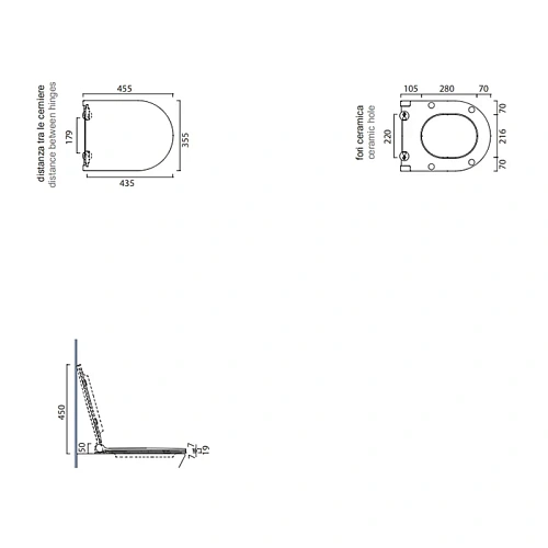 Крышка-сиденье Catalano Sfera 0551500001 с микролифтом, белый глянцевый Крышка-сиденье Catalano Sfera 0551500001 с микролифтом, белый глянцевый
