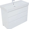 Тумба под раковину Aquanet Nova Lite 100 белый глянец (3 ящика) 00302478 Тумба под раковину Aquanet Nova Lite 100 белый глянец (3 ящика) 00302478