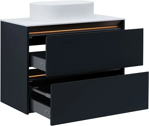 Тумба под раковину Allen Brau Activity 90 1.34013.AM антрацит матовый/олива брашированная Тумба под раковину Allen Brau Activity 90 1.34013.AM антрацит матовый/олива брашированная