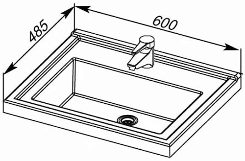 Комплект мебели Aquanet Эвора 60 белый 00184547 Комплект мебели Aquanet Эвора 60 белый 00184547