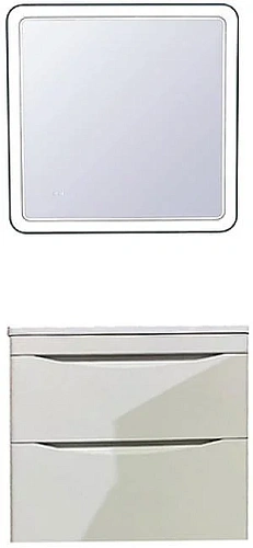 Тумба под раковину Style Line Бергамо мини 80 люкс PLUS белый СС-00002322 Тумба под раковину Style Line Бергамо мини 80 люкс PLUS белый СС-00002322