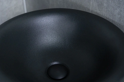 Раковина Gid Nb130bg 81110 напольная черная графит 40x40x85 Раковина Gid Nb130bg 81110 напольная черная графит 40x40x85