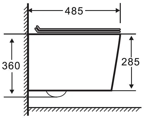 Унитаз подвесной Esbano TIRON-C (ESUPTIROCW) White 485x335x285 с крышкой микролифт Унитаз подвесной Esbano TIRON-C (ESUPTIROCW) White 485x335x285 с крышкой микролифт