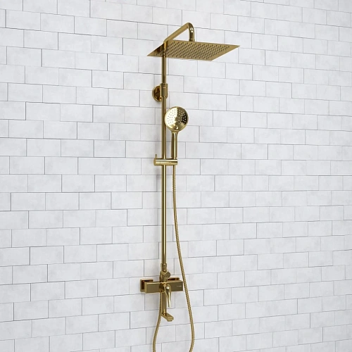 Душевая система WasserKRAFT A171.261.207.PG золото Душевая система WasserKRAFT A171.261.207.PG золото