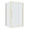 Душевой уголок Niagara Nova NG-45-11ASG-A80SG-34 (110х80х195) прямоугольник, распашная, золото сатин, стекло прозрачное Душевой уголок Niagara Nova NG-45-11ASG-A80SG-34 (110х80х195) прямоугольник, распашная, золото сатин, стекло прозрачное