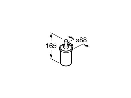 Дозатор жидкого мыла Roca Nuova 816532001 Дозатор жидкого мыла Roca Nuova 816532001