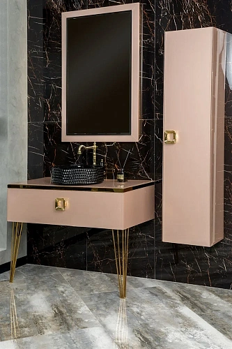 Шкаф-пенал Armadi Art LUCIDO 772-Rose пыльная роза Шкаф-пенал Armadi Art LUCIDO 772-Rose пыльная роза