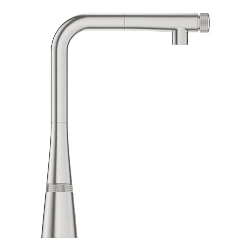 Смеситель для кухни GROHE Zedra SmartControl, суперсталь (31593DC2) с выдвижным L-образным изливом Смеситель для кухни GROHE Zedra SmartControl, суперсталь (31593DC2) с выдвижным L-образным изливом