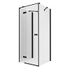 Душевой уголок NEW TRENDY REFLEXA BLACK L 110x120x200 EXK-5043 черный