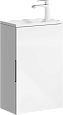 Тумба под раковину AQWELLA Accent 40 см ACC0104W подвесная, белая