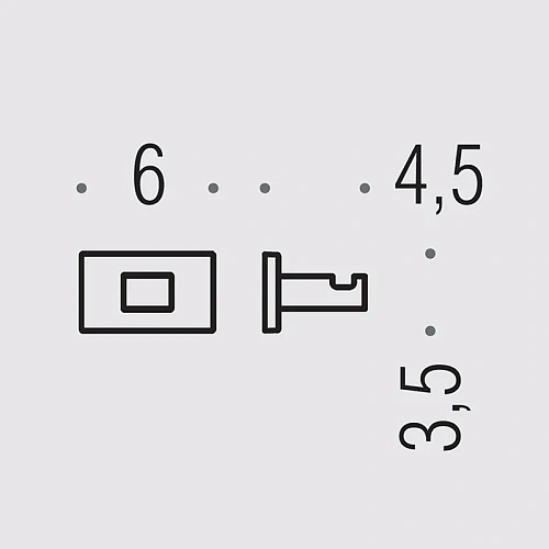 Крючок Colombo Look BLC27.NM одинарный, черный матовый Крючок Colombo Look BLC27.NM одинарный, черный матовый