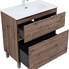 Тумба под раковину Aquanet Алвита New 80 00344129 напольная, дуб веллингтон табак Тумба под раковину Aquanet Алвита New 80 00344129 напольная, дуб веллингтон табак
