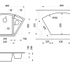 Кухонная мойка Granula 9001, АРКТИК (БЕЛЫЙ), кварц 890х490 Кухонная мойка Granula 9001, АРКТИК (БЕЛЫЙ), кварц 890х490
