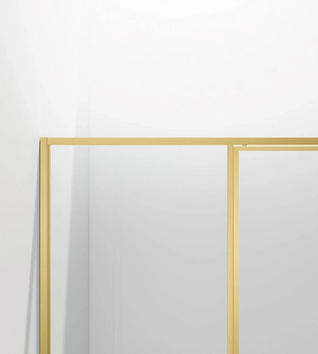 Душевая дверь Vincea Slim 8mm VDP-4SL120CLG, брашированное золото, стекло прозрачное Душевая дверь Vincea Slim 8mm VDP-4SL120CLG, брашированное золото, стекло прозрачное